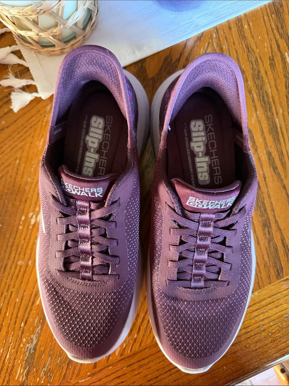 Skechers Plum Slip-On Athletic Walking Sneakers - Picture 4 of 5